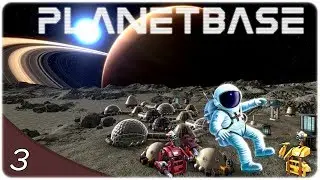 Planetbase - METEOROS CA&Iacute;RAM NA NOSSA BASE!!! #3 (PT-BR)