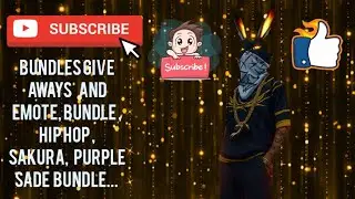 HAPPY NEW YEAR GIVEN AWAYS AND EMOTE AND BUNDLE OR HIP HOP , SAKURA  BUNDLE GIVEN AWAY💖💖🥰🥰😁😁🥰