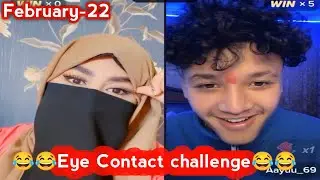 Aayush 🇳🇵& Alizeh 🇵🇰 Eye contact challenge 😂😂आयुष र अलिजे, tiktok viral #aayuu_69 #alizehjamali