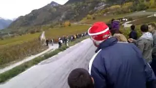 Florian Gonon - Dernier virage du Rallye du Valais