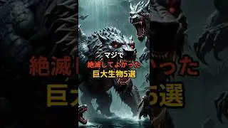 絶滅してよかった巨大生物5選 #恐怖 #動物雑学