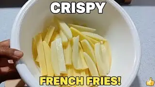 DIY;How to make French fries at home !crispy, soft,delicious and incredibly easy #food #snacks#fries