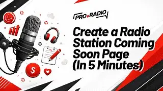 Create a Coming Soon page in Elementor for your Internet Radio Website