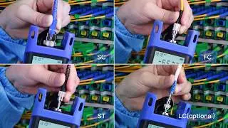 How to use Mini Optical Power Meter & Optical Light Source Singlemode Orientek T25M T15M S