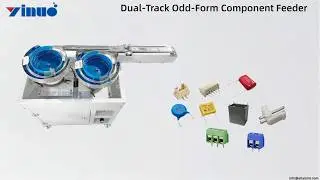 Dual track safety capacitor vibration bowl feeder