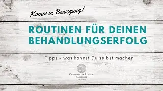Basic &Uuml;bungen f&uuml;r deinen Behandlungserfolg