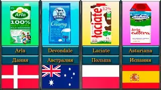 Бренды молока из разных стран мира / Milk Brands From Different Countries