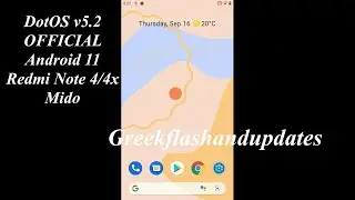 DotOS v5.2 ОФИЦИАЛЬНЫЙ Android 11 Redmi Note 4/4x Mido