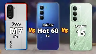 Poco M7 Plus 5G vs Infinix Hot 60 5G vs Redmi 15 5G