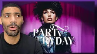 American First Reaction to Grag Queen  - Party everyday (clipe oficial)