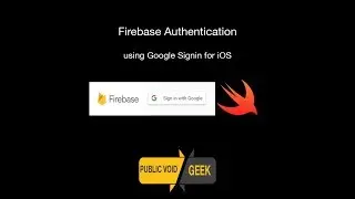 iOS Swift 4.2 Firebase Authentication using Google Signin