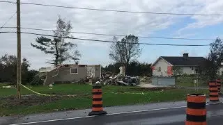 Tornado aftermath in Dunrobin
