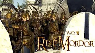 Elven City Besieged! - Total War Rise of Mordor Multiplayer Siege