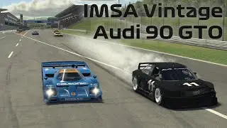 4-way Battle in Audi 90 GTO - IMSA Vintage