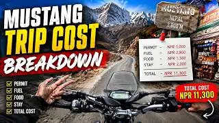 Mustang Trip Cost Breakdown | Hotel, Petrol, Food, Total Budget Guide