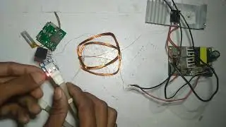 How to Make Wireless power transfer system like in smartphones/in hindi/br22rb/air charging is here