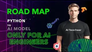 Road Map for AI engineer //PYTHON TO AI MODEL// AI Factory
