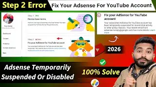 Your associated adsense for youtube account has been suspended / disabled for invalid click activity