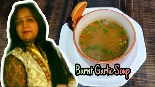 Burnt Garlic Soup | How to make burnt garlic soup at home- easy recipe | Veg soup | Aarti Spice Lab