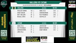 HALLORA v CATANI