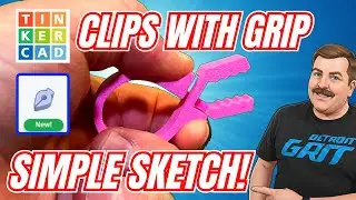 3D-печатные зажимы Tinkercad с креплением GRIP: Рисуйте как профессионал! 💯🔥