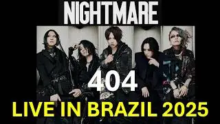 Nightmare band Live - 404 at Anime Friends 2025 Brazil #visualkei #jrock