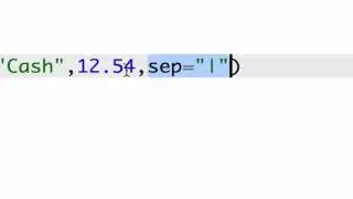 Python 5 - Field Separators