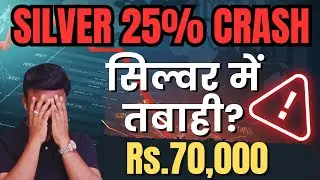 Silver 50 % Crash Coming Soon? Global Crash explained by Sanket Awate.