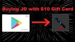 Buying JD Knife for $10 Gift Card and trading all weapons for Corrupt| Murder Mystery 2 | Roblox