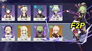 F2P National team & Fichel aggrevate Spiral Abyss floor 12 genshin impact