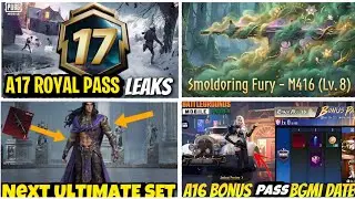 A17 ROYAL PASS LEAKS | NEXT ULTIMATE SET LEAKS | A16 BONUS PASS REWARDS | PRE-ORDER EVENT DATE BGMI 