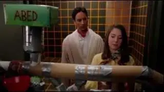 Community S03E16 Annie alters the Dreamatorium Engine by adding Empathy and breaks Abed