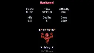 Floor 100 on Angry Video Game Nerd 8-Bit Endless Mode