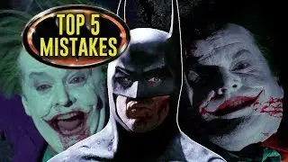 BATMAN (1989) - Top 5 Movie Mistakes, Tim Burton, Michael Keaton DC Superhero Movie