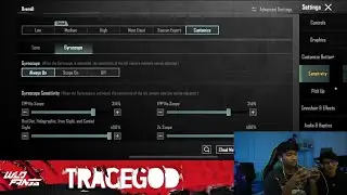 TraceGod | Sensitivity & All settings | Best Settings for 2 thumb Player