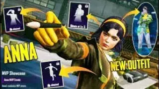 Anna Character Opening and New shining Squad spin crate Opening PUBGM