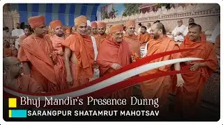 Bhuj Mandir's Presence During Sarangpur Shatamrut Mahotsav #175salangpur #175shatamrut #bhujmandir