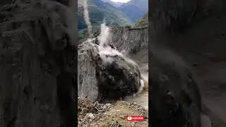 Dynamite Rock Blasting Like You've Never Seen Before!