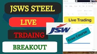 Live Intraday Trading: JSW Steel Stock Analysis & Strategies 🚀📊