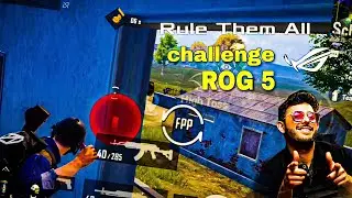 Rog phone 5 challenge || pung challenge (FPS) Carryminati || tintin alive ||@asusindia @ASUSROGInd