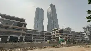 Current Construction Update of Bhutani Cyberthum Sector 140A Noida Expressway 