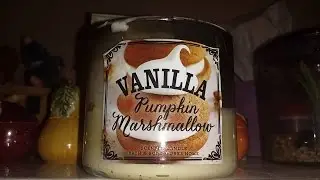 BBW Vanilla Pumpkin Marshmallow Candle Review FAIL