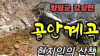 양평 세월리, 현지인만 아는 물놀이  명당 '골안계곡' 동내사람 산책