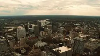 Richmond Virginia Skyline | Relaxing Aerials | Apple TV Style