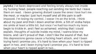 Jaytekz #imsadandhappy