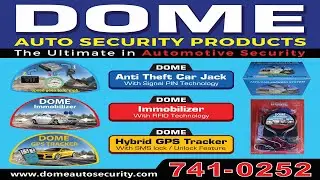 Dome Anti theft car jack with signal PIN plus Dome GPS tracker