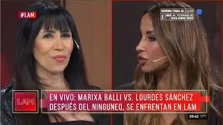 Lourdes Sánchez y Marixa Balli cara a cara