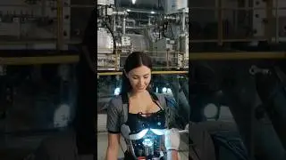 Power Plant Inspection: Servicing Humanoid Androids #robotics #android #shorts