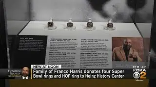 Heinz History Center sports museum adds Super Bowl rings from Franco Harris