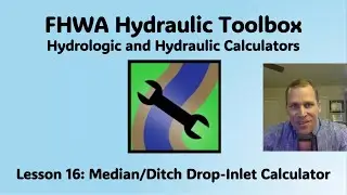FHWA Hydraulic Toolbox Lesson 16 - Median/Ditch Drop-Inlet Calculator